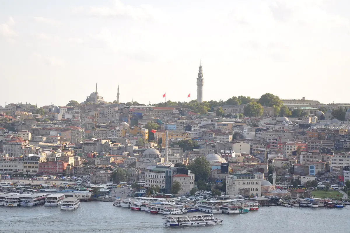 Istanbul's old city seen from the Galata Tower